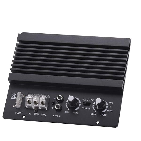 YaeCCC 1000W Car Audio Amplifier High Power Bass Subwoofer Board 12V for Superior Sound Quality