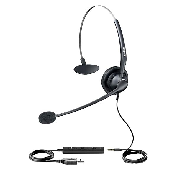 Yealink Wideband USB Headset for IP Phones: Enhance Call Quality & Comfort