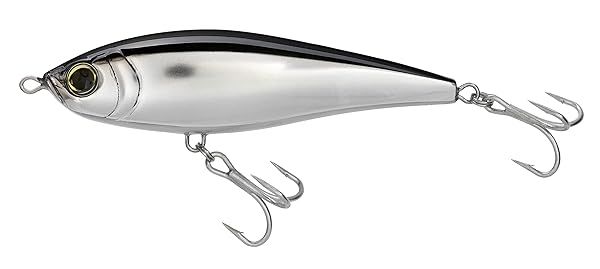 "Yo-Zuri R1432-CSBL Hydro Twitchbait 150mm (6") - Silver Black Fishing Lure for Ultimate Performance"