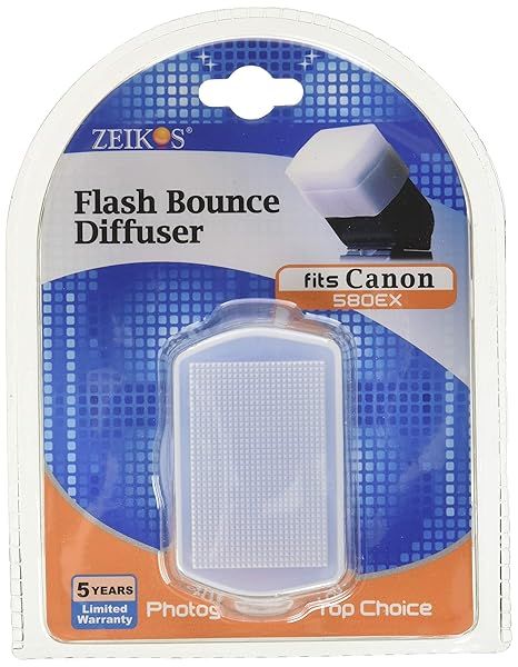 Zeikos ZE-HD580 Hard Flash Diffuser for Canon 580EX - Enhance Your Photography