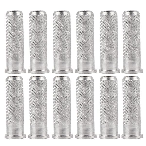 Zerone 12Pcs Archery Base Inserts - Standard 6.2mm Aluminum/Carbon Arrow Shaft Accessories