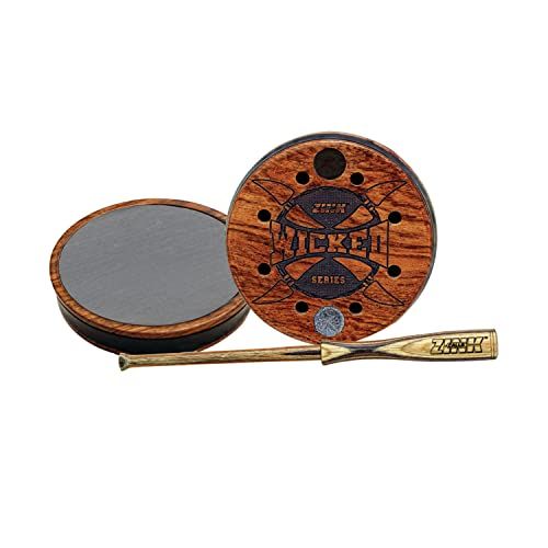 Zink Wicked Series Turkey Call: Durable Wood/Acrylic Design for Soft Close-Range Hunting