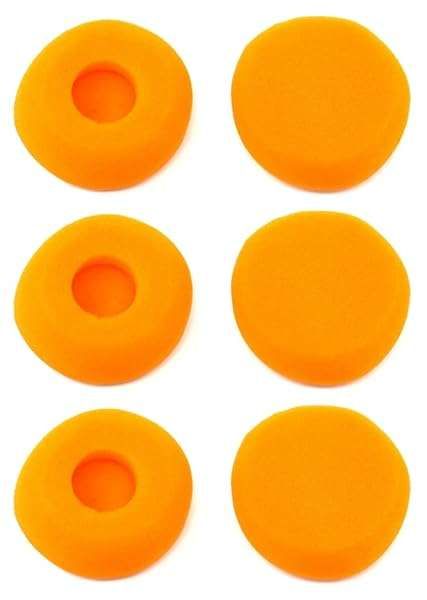 "Zotech 1.6" Earpads for Koss Porta Pro - 3 Pairs in Vibrant Orange | Premium Comfort & Sound Upgrade"