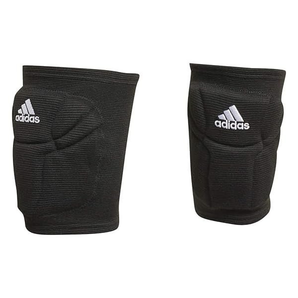 Adidas Unisex Elite Knee Pad - Black/White Medium for Ultimate Comfort & Protection