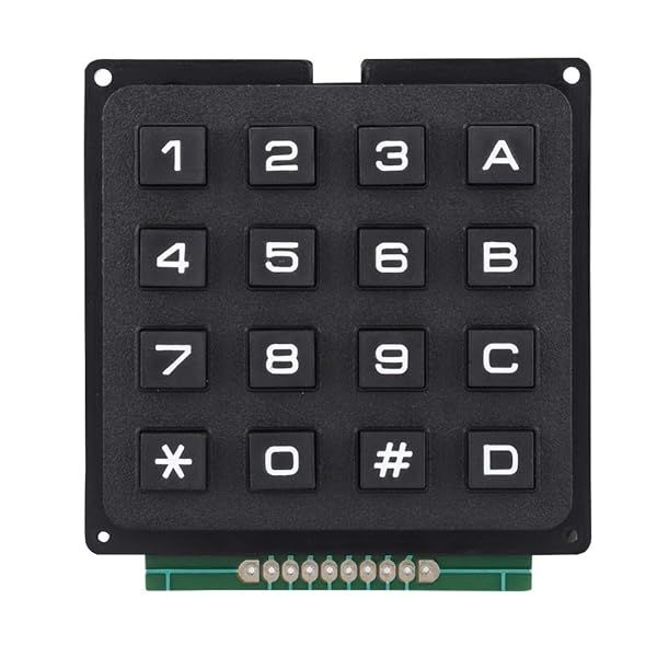 AWSTROE 4x4 Matrix PC Keypad Module for Microcontrollers - External Keypad Solution