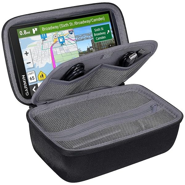 co2CREA Hard Case for Garmin DriveSmart 65 55 52 53 66 GPS Navigator 5-7 Inch Protection and Accessories