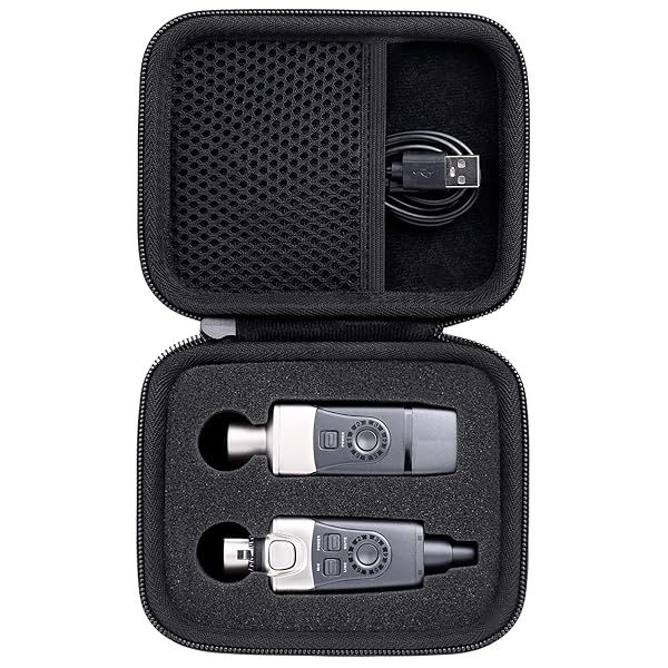 co2CREA Hard Case for Xvive U3 U3C Wireless Microphone System - Protect Your XLR Transmitter & Receiver