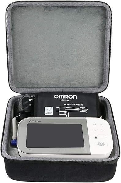 co2CREA Hard Case for OMRON Platinum BP5450 Gold BP5350 7 Series BP7350 10 Series BP7450 Upper Arm Blood Pressure Monitor Case Only