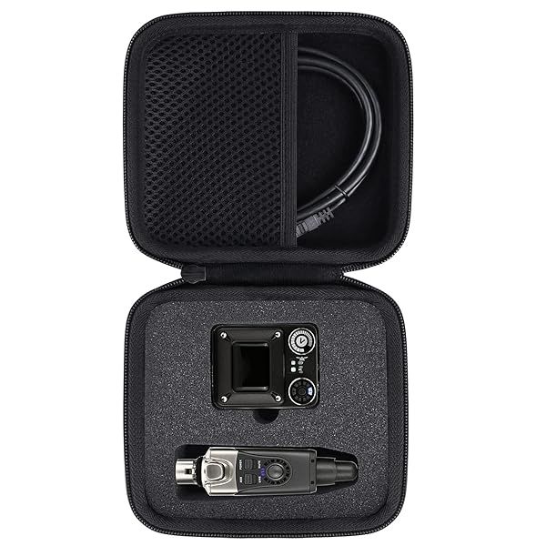 co2CREA Hard Travel Case for Xvive U4 U4R Wireless IEM System - Durable Protection for Transmitter & Receiver