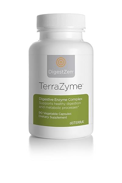 doTERRA TerraZyme Digestive Enzyme Complex - 90 Veg Caps for Optimal Digestion & Wellness