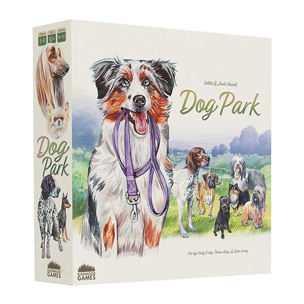 Dog Park Fun Strategy Board Game for Family Night Ideal for Dog Lovers Kids and Adults 1-4 Players Ages 10 Easy to Learn