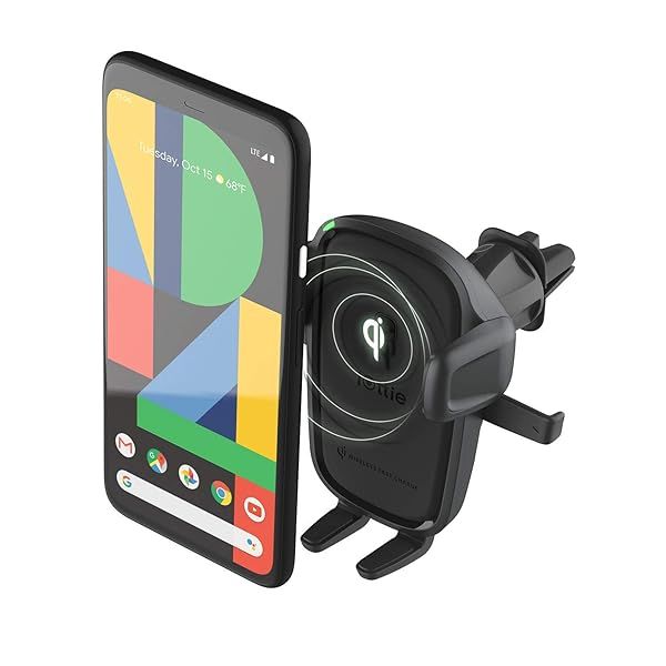 iOttie Easy One Touch Wireless Car Charger & Phone Mount for iPhone, Samsung, LG - CD Slot & Air Vent Combo