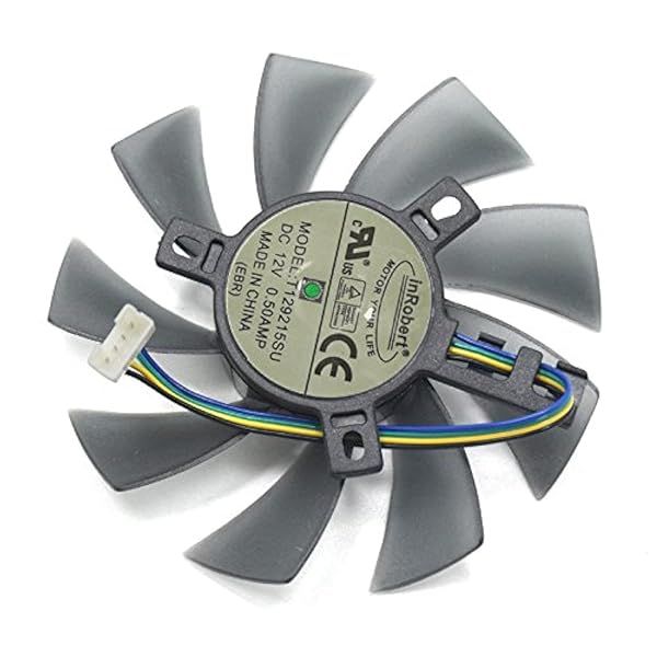 Buy inRobert 85mm DIY Dual Ball Bearing Cooling Fan for Gigabyte GTX 1060 & 1050 - 40x40x40mm Graphics Card Upgrade