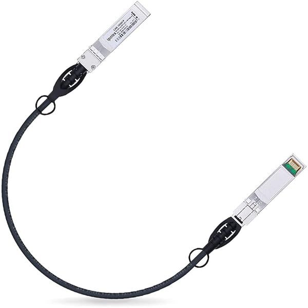 iPolex 10G SFP+ Twinax Cable 0.25m Direct Attach Copper DAC for Cisco Meraki Ubiquiti Mikrotik Intel Fortinet Netgear D-Link TP-Link