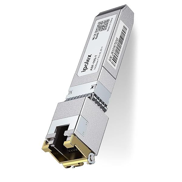 ipolex 10G SFP+ to RJ45 Transceiver 10GBase-T Copper Module for Cisco Ubiquiti Netgear TP-Link Synology and More