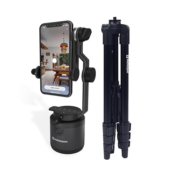 Matterport Axis Gimbal Stabilizer for Smartphone Camera with Tripod Remote and Starter Kit for 360 Virtual Tours and 3D Model Scans