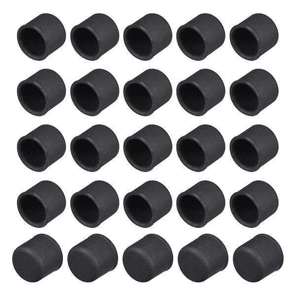 uxcell Silicone RCA Port Anti-Dust Stopper Caps - 20pcs Black Cover for Protection