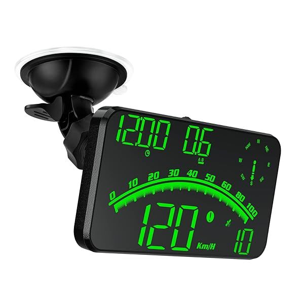 "Wiiyii Digital GPS Speedometer: Upgraded 5.5" HUD Display for All Vehicles"
