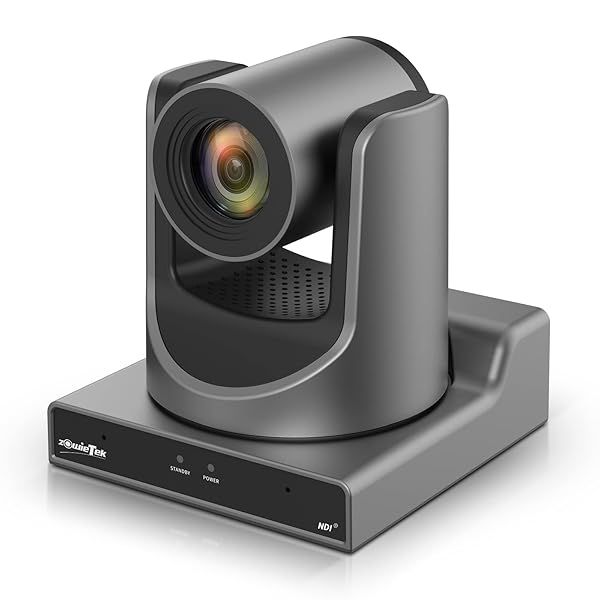 Zowietek New Gen PTZ Camera: 20X Zoom, AI Tracking, PoE, NDI & Live Streaming for Meetings, Events & Teaching