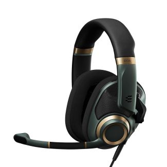 EPOS H6Pro Open Acoustic Gaming Headset - Lightweight, Comfortable & Durable for Xbox, PS4, PS5 & PC - Perfect Gaming Accessory (Green)