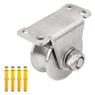 BNYZWOT Stainless Steel Groove Wheel Pulley Block Super Silent Detachable Duplex Bearing for DIY Gym Equipment and Sliding Gates