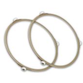 Large Microwave Oven Turntable Support Roller Ring 8.2 Inch Diameter 2 Pieces Set