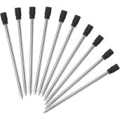 10 Pack Black Ballpoint Pen Refills - 2.75'' for Diamond Crystal Stylus & Standard Pens