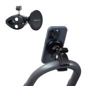 Magnetic Phone Holder Mount for Gym, Bike & Stroller - Compatible with iPhone 16/15/14/13/12 Pro Max & All Phones