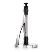 OXO Good Grips SimplyTear Paper Towel Holder - Stylish Stainless Steel & Black Design
