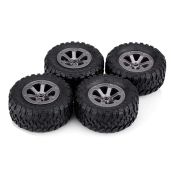 4pcs 1:16 RC Crawler Tires - Upgrade Your Remote Control Car with Durable Rubber Wheels