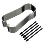 5-Piece Replacement Stylus Tips for Galaxy S21 Ultra, S22 Ultra, Tab S7 FE & More - Includes Tweezer (Black)