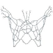 Champion Sports Heavy Duty Galvanized Steel Chain Basketball Net - 21 Inch Durable & Weather-Resistant