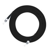 Jeirdus 75M ST to ST Outdoor Armored Simplex 9/125 SM Fiber Optic Cable Jumper - High-Quality 160ft Optical Patch Cord