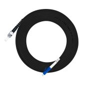 Jeirdus 300M ST to ST Outdoor Armored Simplex 9/125 SM Fiber Optic Cable Jumper - High-Quality 300M Optical Patch Cord