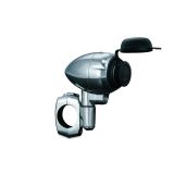 "Kuryakyn 1423 Motorcycle Handlebar Charger: Universal Power Point for 1" Bars in Chrome & Black"