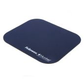 Fellowes Non-Slip Mouse Mat with Antibacterial Protection - Ideal for Optical & Laser Mice - 199x232mm - Black