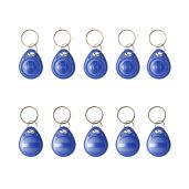ETEKJOY 10 PCS Writable 125kHz RFID Key Fob & ID Card Tokens - Rewritable T5577 Universal Tags