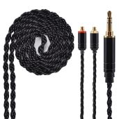 Upgrade Your Sound: Kinboofi 6 Core Silver Plated MMCX Cable for Shure & MAGAOSI Earphones (3.5mm Jack)