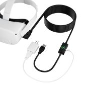 16FT VR Link Cable for Meta/Oculus Quest 3, 2 & Pro - High-Speed USB 3.0 Type C for Gaming & Charging