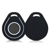 KWMobile Silicone Cover for Harley Davidson Key Fob - Protective Soft Case in Black/White