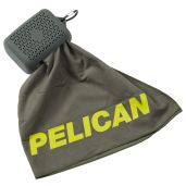 Pelican Outdoor Multi-Use Towel: Ultra Absorbent Microfiber in Olive Drab with Carry Case