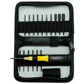 General Tools 63518 Precision Screwdriver Set - 18-Piece Black Tool Kit for DIY & Repairs