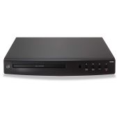 GPX DH300B 1080p Upconversion DVD Player with HDMI - High-Quality Black Design