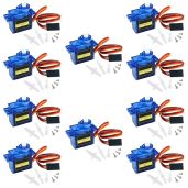 ACEIRMC SG90 Micro Servo Motor 9G for RC Robots, Helicopters & Airplanes - Pack of 10