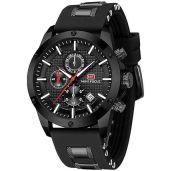 Stylish AIMES Military Sport Watch for Men - Waterproof Chronograph, Luminous Date, Elegant Gift