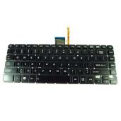 Abakoo Backlit Keyboard for Toshiba Satellite E45-B, P30W-B, P35W-B - US Black, No Frame