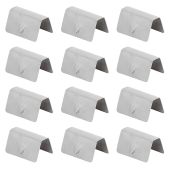 12pcs Stainless Steel Wind Deflector Clips for G3 - Durable Rain Guard Channel Fitting & Retaining Window Clips