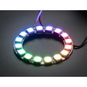 Adafruit NeoPixel Ring 16 x 5050 RGB LED - Integrated Drivers for Easy Projects [ADA1463]