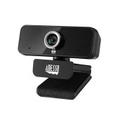Adesso 4K HDR USB Webcam CyberTrack 6S: Adjustable Angle, Noise-Canceling Mic for PC & Laptop