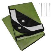 Almighty Equip LYN All-Weather Solar Emergency Survival Blanket - Lightweight Mylar Insulation for Camping & Rescue